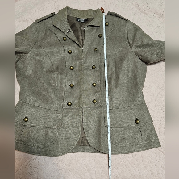 Gorgeous Linen Blazer Sz 8 - Picture 4 of 5